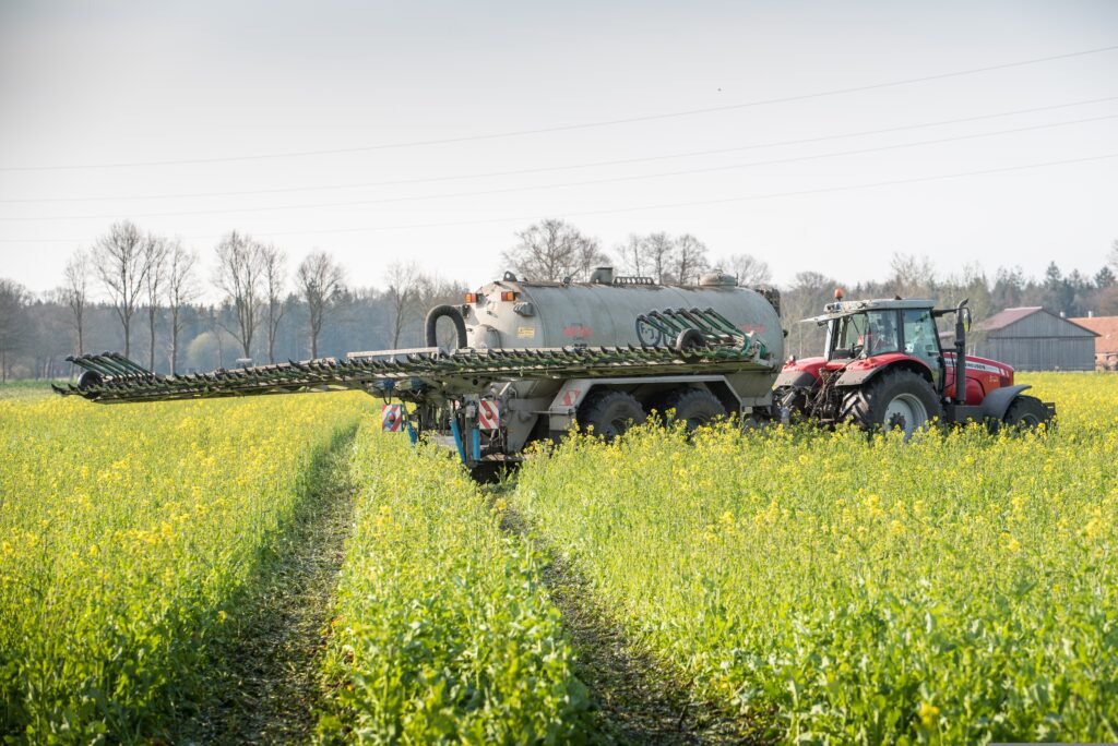 Farmers planting cover crops in rotation.