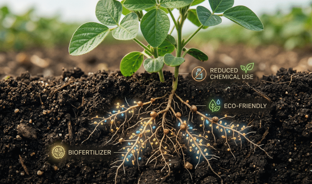 A photorealistic view of a futuristic sustainable city in 2030, highlighting the green digital economy with skyscrapers featuring vertical gardens and solar panels, glowing data streams linking smart buildings, people using wearable health tech in clean air, wind turbines, EV stations, and green data centers amid parks, all under golden hour lighting.