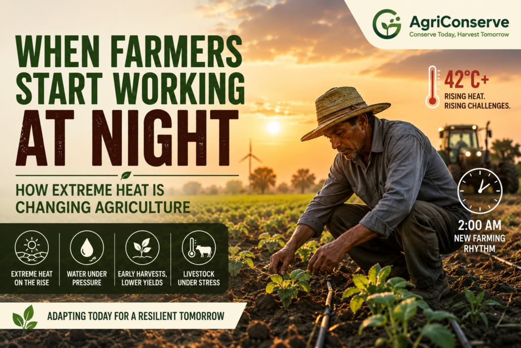 When Farmers Start Working at Night: How Extreme Heat Is Changing Agriculture