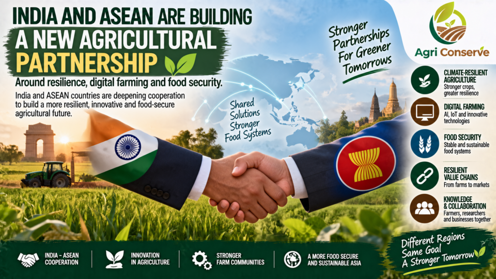 India and ASEAN Are Building a New Agricultural Partnership Around Resilience, Digital Farming and Food Security