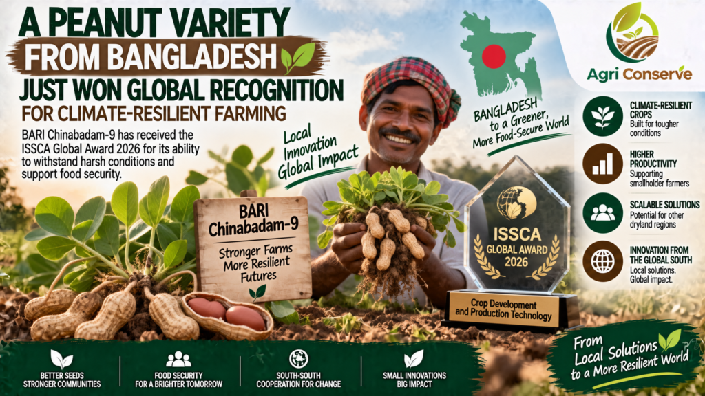 A Peanut Variety From Bangladesh Just Won Global Recognition for Climate-Resilient Farming