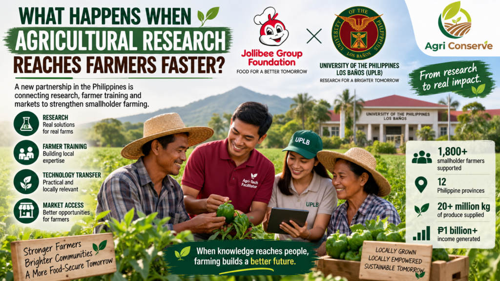 What Happens When Agricultural Research Reaches Farmers Faster?