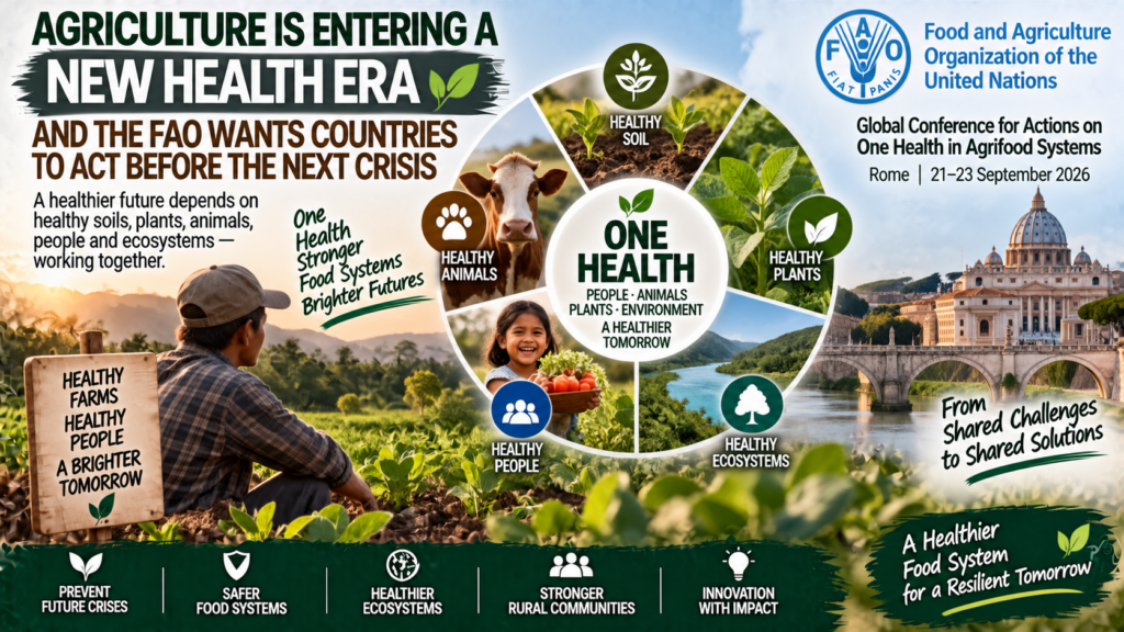 Agriculture Is Entering a New Health Era, and the FAO Wants Countries to Act Before the Next Crisis
