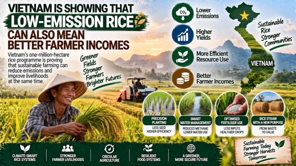 Vietnam Is Showing That Low-Emission Rice Can Also Mean Better Farmer Incomes