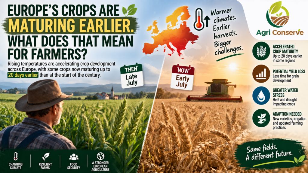 Europe’s Crops Are Maturing Earlier. What Does That Mean for Farmers?
