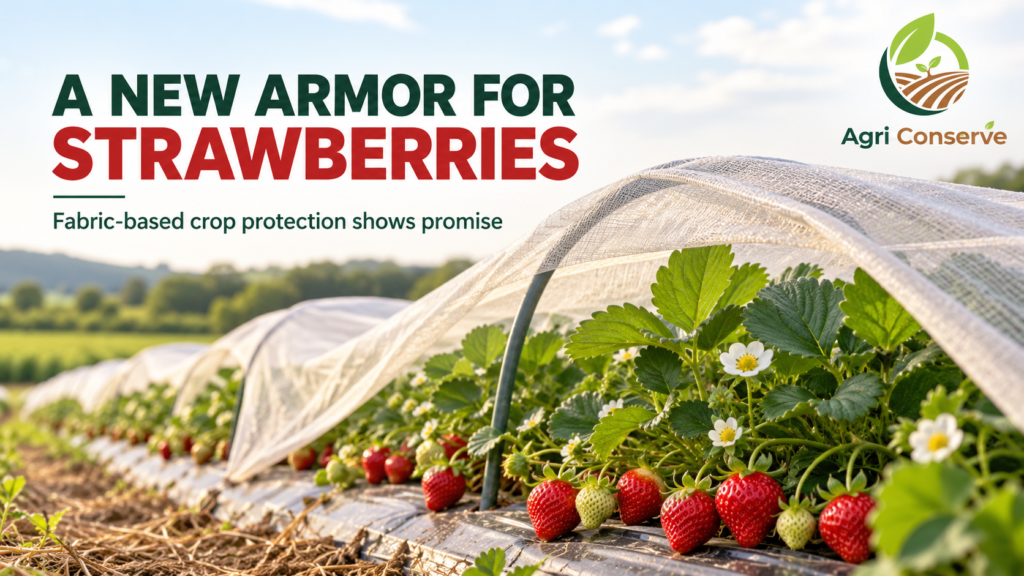 From Military Fabric to Strawberry Farms: A New Innovation Could Transform Crop Protection