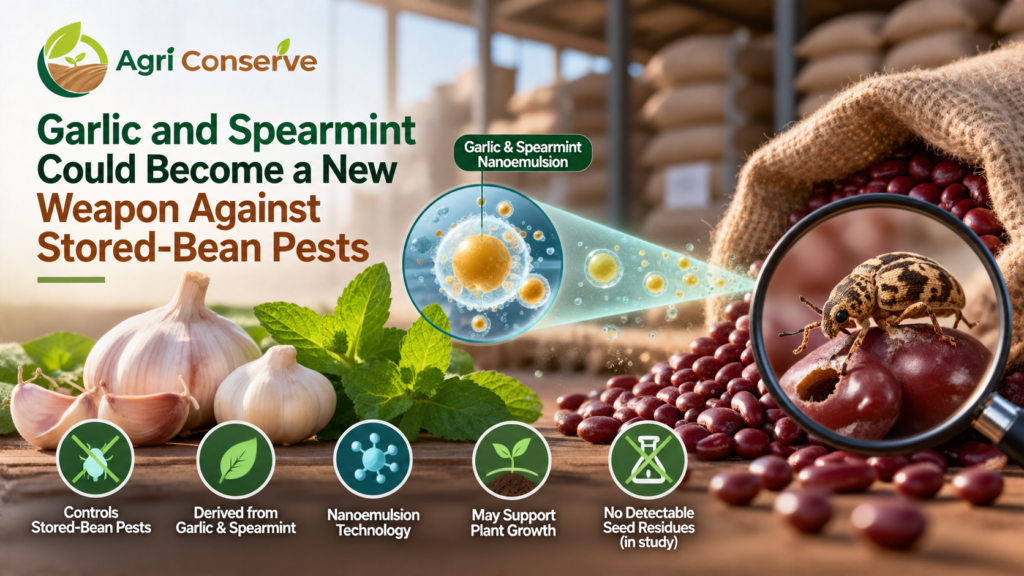 Garlic and Spearmint Could Become a New Weapon Against Stored-Bean Pests