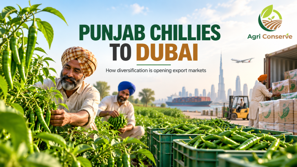 From Wheat Fields to Dubai: How Punjab’s Chilli Farmers Are Changing the Game