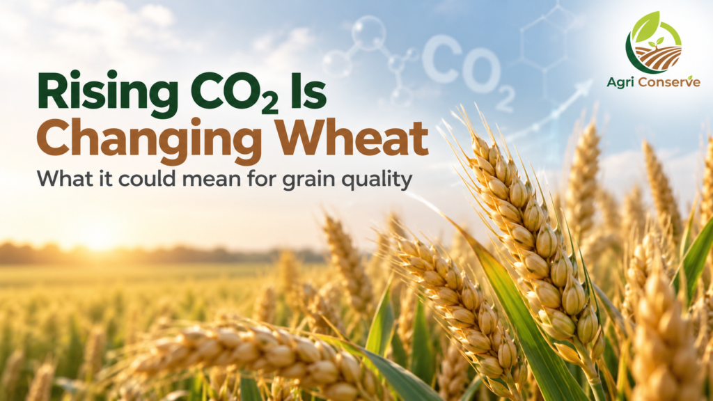 Rising CO₂ Is Changing Wheat, and Scientists Have Found Something Unexpected